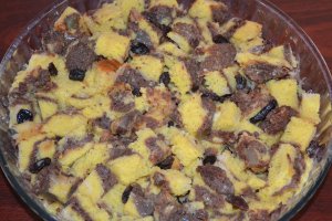Desert budinca din resturi de cozonac