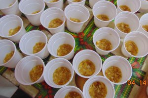 Aperitiv minicheesecake sarat