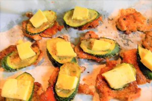 Aperitiv cald cu ou de prepelita