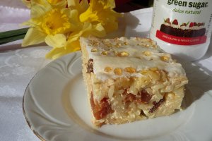 Paste cu branza dulce si stafide la cuptor