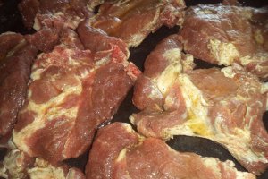 Ceafa la cuptor aromatizata cu ulei de trufe