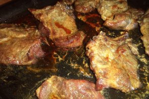 Ceafa la cuptor aromatizata cu ulei de trufe