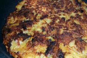 Aperitiv clatita (galette) de cartofi