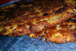 Aperitiv clatita (galette) de cartofi