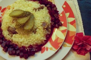 Pilaf cu pipote si inimi