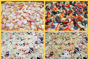 Pizza de casa cu de toate