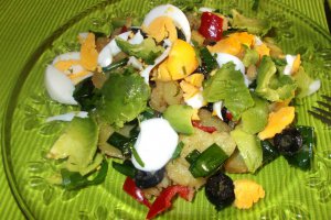 Salata orientala cu avocado