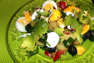 Salata orientala cu avocado
