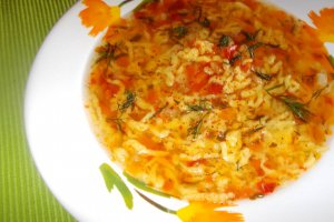 Supa de legume cu turnatei