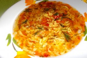 Supa de legume cu turnatei