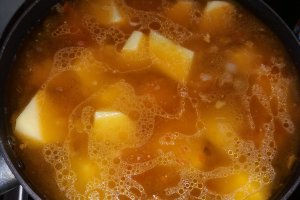 Tocanita cu legume si carne de porc