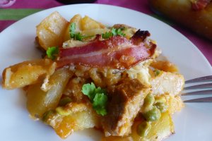 Gratin de cartofi si carne argentinian