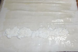 Aperitiv foi de placinta cu branza la cuptor