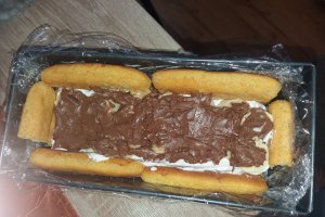 Desert cu banane si ciocolata