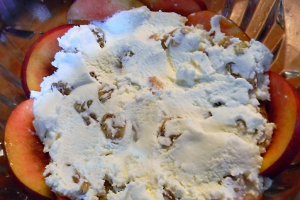Desert cu piscoturi si panettone