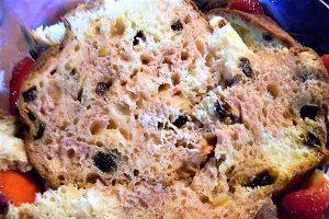 Desert cu piscoturi si panettone