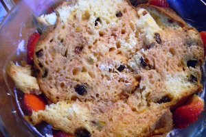 Desert cu piscoturi si panettone