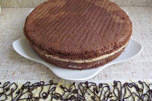 Desert tort cu crema de nuci si dulce de leche - reteta cu nr 800