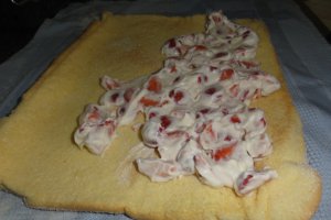 Desert Swiss Roll-Rulada cu capsuni
