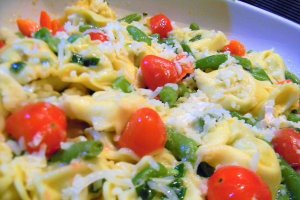 Tortelloni cu fasole verde