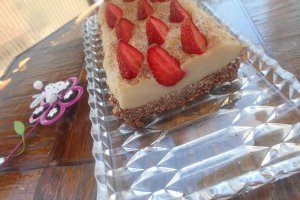 Desert tarta de cocos cu gris
