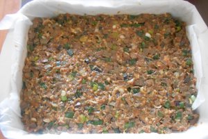 Drob de miel cu carne tocata amestec