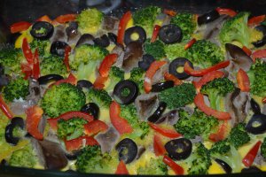 Broccoli cu ficatei la cuptor