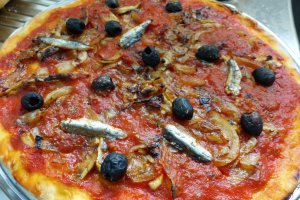 Piscialandrea / Tarta cu ansoa italiana