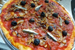 Piscialandrea / Tarta cu ansoa italiana