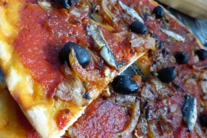 Piscialandrea / Tarta cu ansoa italiana