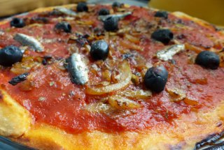 Piscialandrea / Tarta cu ansoa italiana