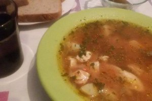 Ciorba de pui cu legume