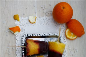 Desert inghetata de portocale, lamaie si fructe de padure