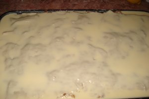 Desert prajitura cu mac, nuci si mere