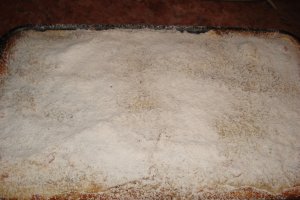 Desert prajitura cu mac, nuci si mere