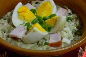 Salata de vinete cu oua fierte