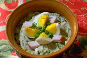 Salata de vinete cu oua fierte