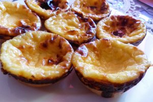 Desert flan portughez- Pasteis de Nata