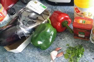 Salata de vinete si ardei marocana - Zaalouk