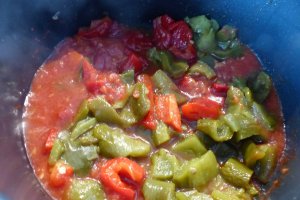 Salata de vinete si ardei marocana - Zaalouk