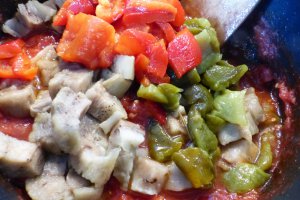 Salata de vinete si ardei marocana - Zaalouk