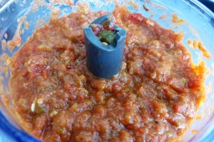 Salata de vinete si ardei marocana - Zaalouk