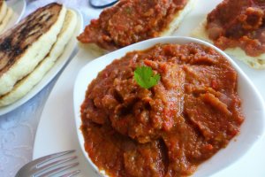 Salata de vinete si ardei marocana - Zaalouk