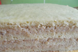 Desert prajitura cu nuci si smantana