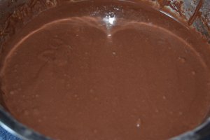 Desert prajitura cu crema de ciocolata si mascarpone