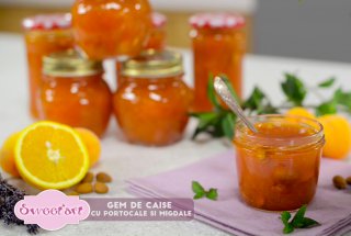 Gem de caise cu portocale si migdale
