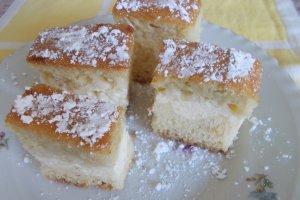 Desert prajitura cu branza dulce