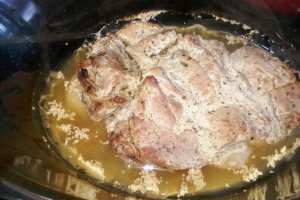 Pulpa de porc marinata cu Vegeta