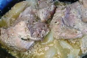 Pulpa de porc marinata cu Vegeta