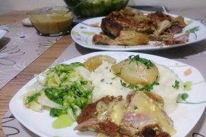 Pulpa de porc marinata cu Vegeta